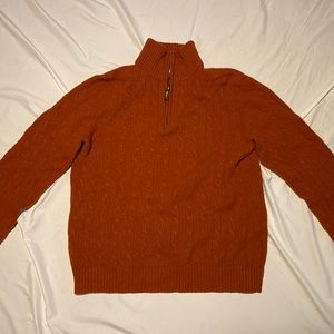 Medium rusty orange J Crew sweater